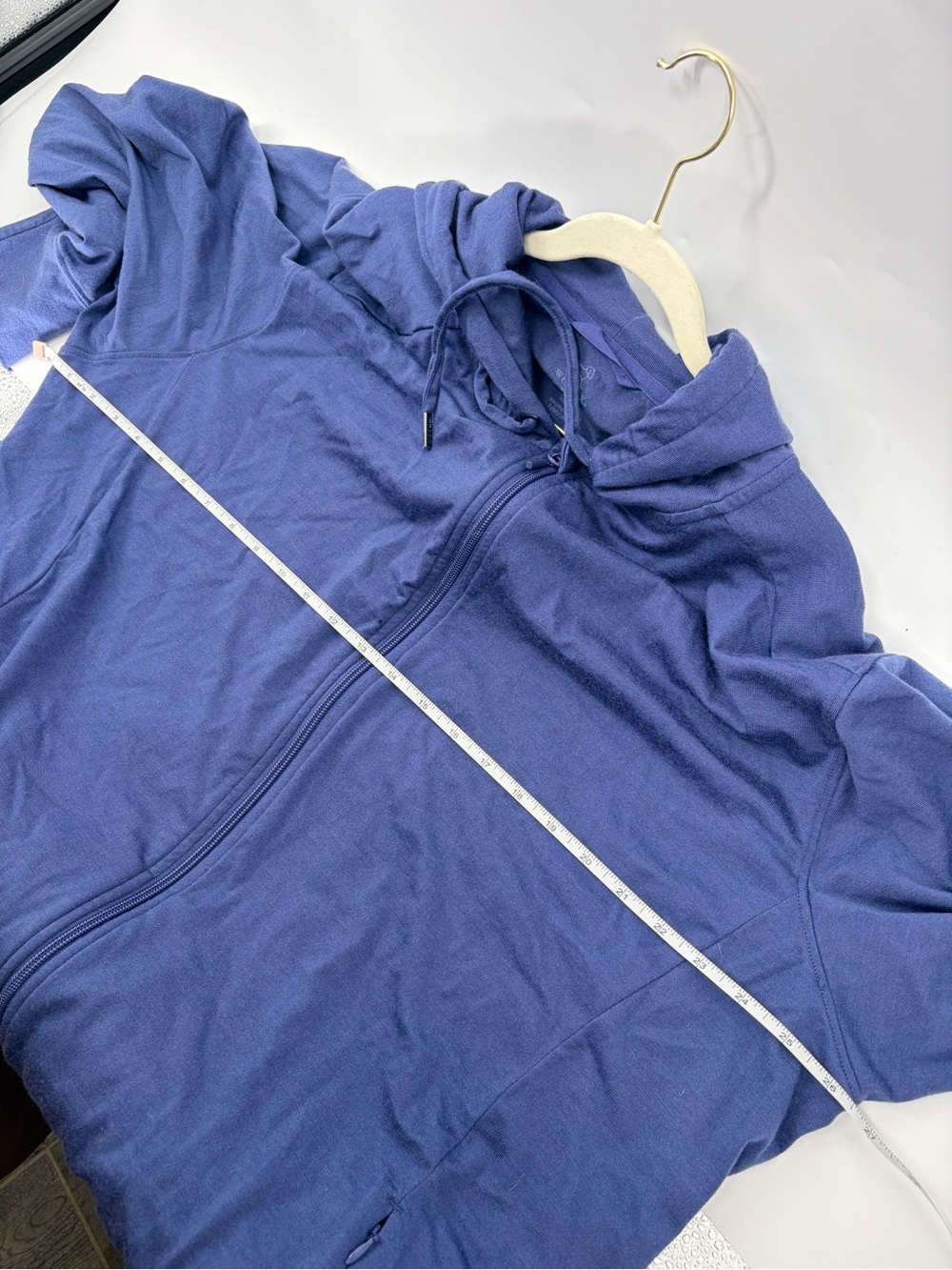 Women’s WoolX Ryann Blue/Purple Full-Zip Hoodie 3XL read - Picture 9 of 10